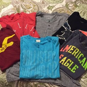 AE & Hollister t-shirt bundle
